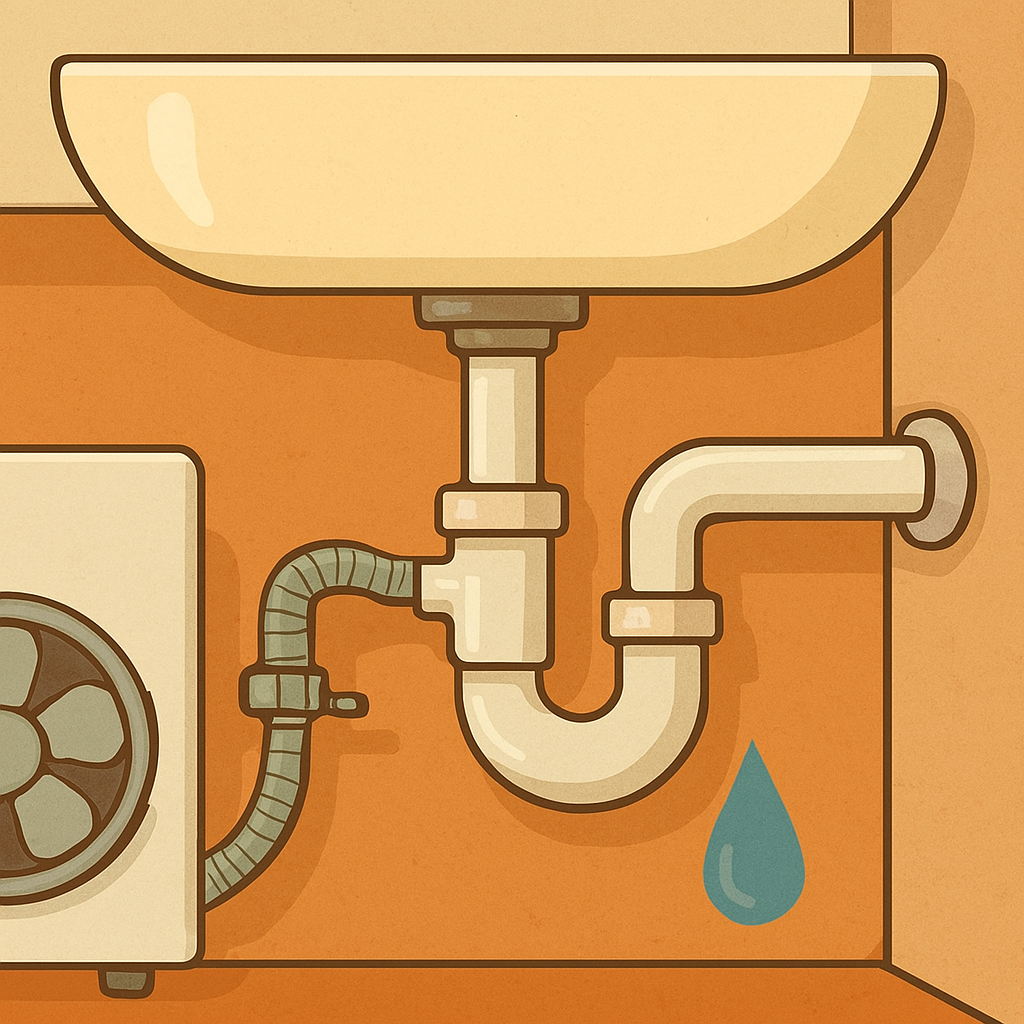 Kondensatleitung anschließen